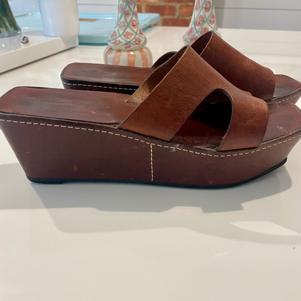 Clergerie Paris Slide Wedge Sandal